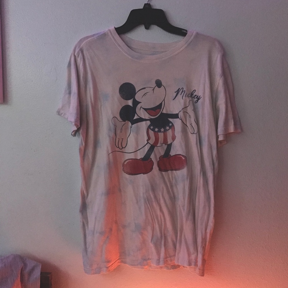 Vintage esc Mickey tie dye tee